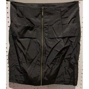 Apostrophe Skirt Size 10 Black Pockets Zipper Goth Grunge